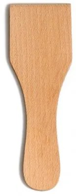 Spateltje recht, beukenhout, 13 cm