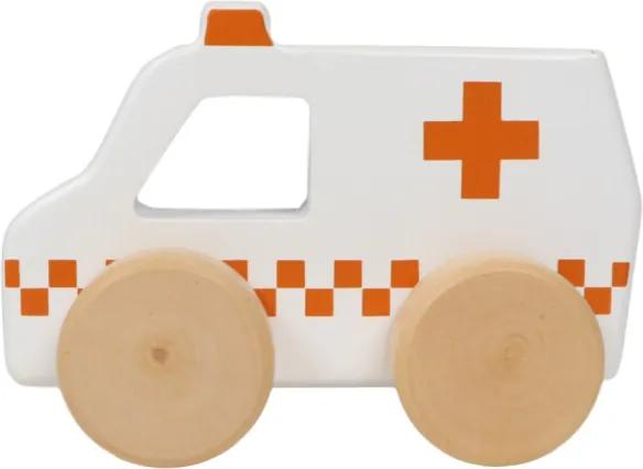 Wooden Ambulance Toy - Houten speelgoed