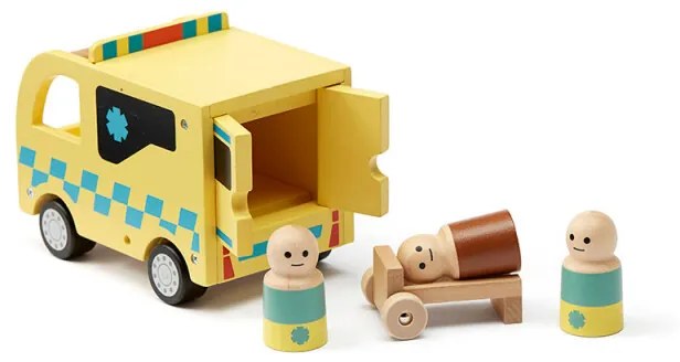 Kid’s Concept Ziekenwagen Aiden - Houten speelgoed