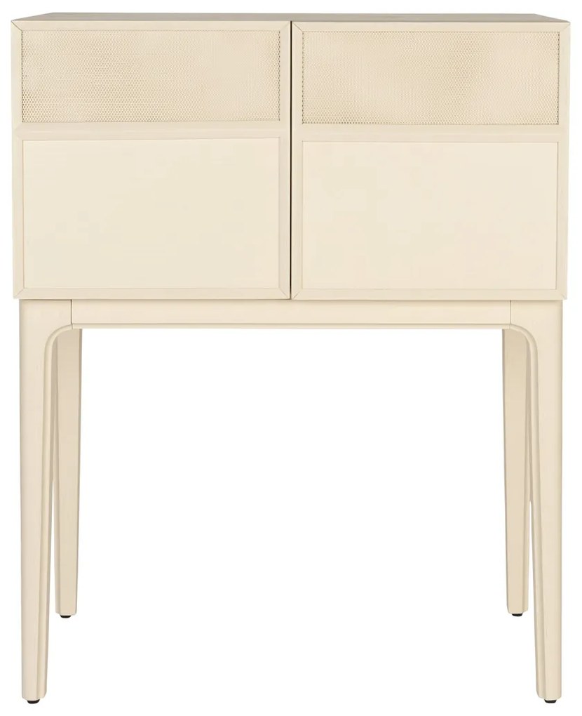 Zuiver June Beige Design Kast Op Hoge Poten - 80x45x100cm.