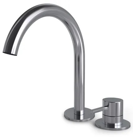 Hotbath BUDDY Wastafelmengkraan - 2 gats - Chroom B123CR