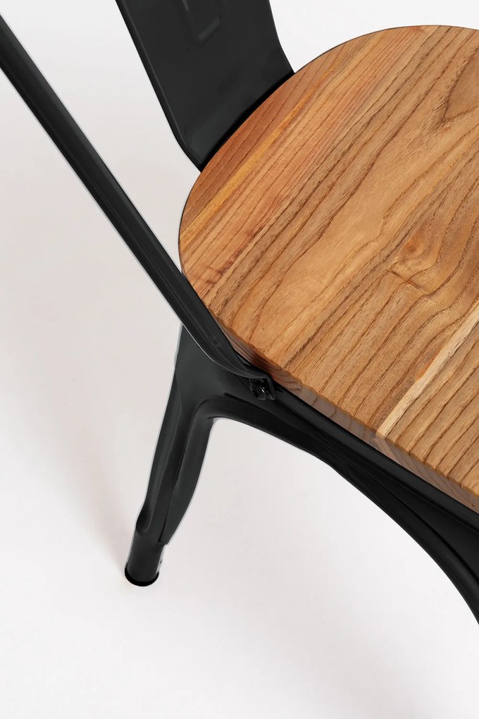 Pakket 4 Stoelen Torix Natuurlijk Hout
