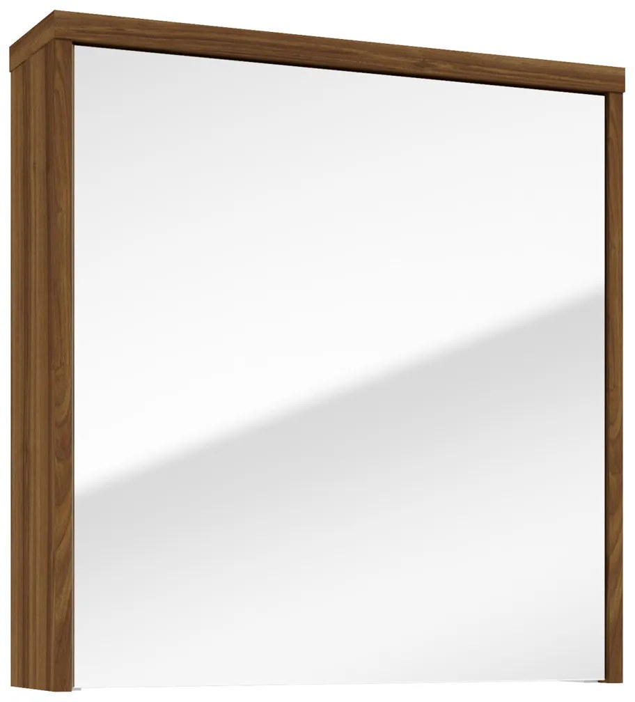 Fontana Basic spiegelkast 60cm met 1 deur walnoot