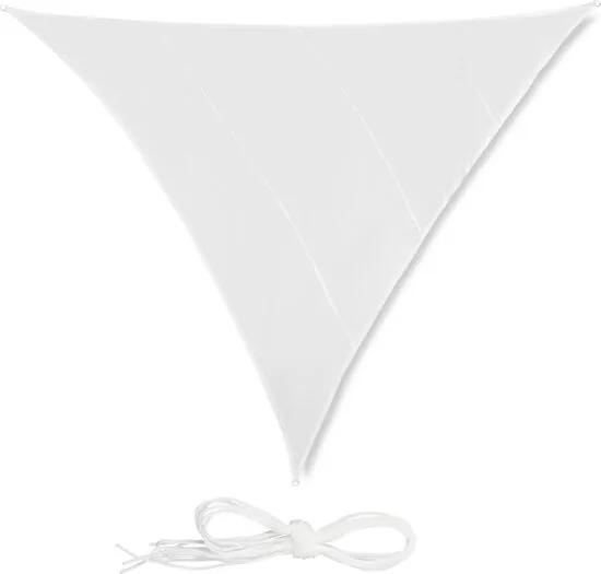 Schaduwdoek driehoek - zonnezeil - zonneluifel - waterafstotend uv-bestendig wit 5 x 5 x 5 m