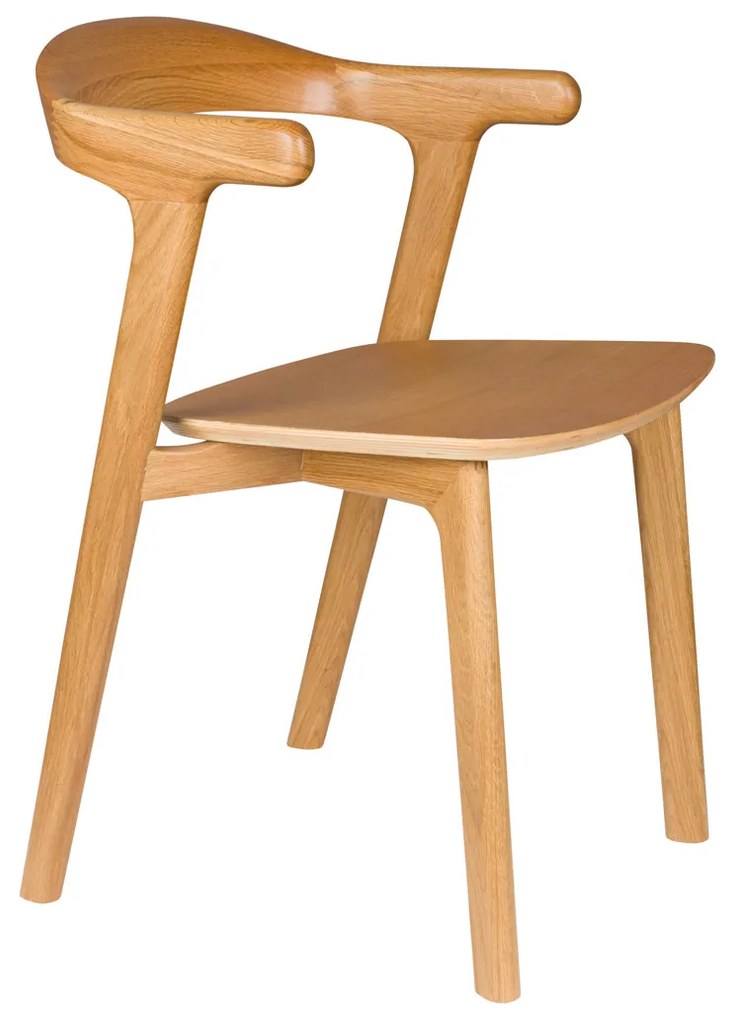 Eiken Eetkamerstoel Minimalistisch
