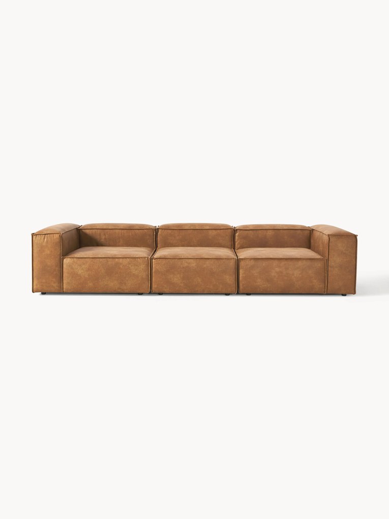 Modulaire leren bank Lennon (4-zits)