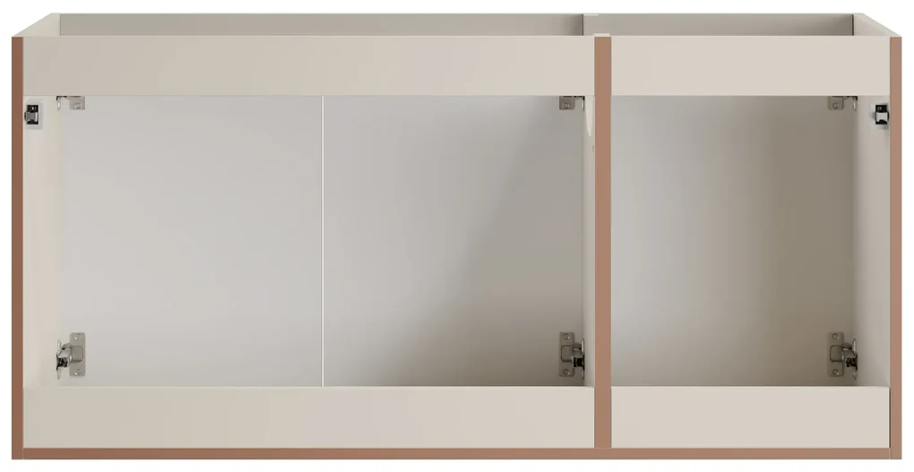 Comad Bella Cashmere onderkast met 3 deuren 120x45cm taupe