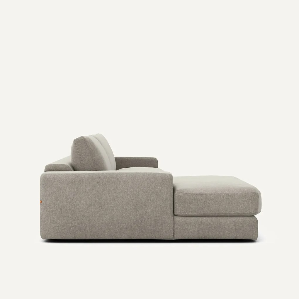 Hoekbank, chenille fluweel, Skander