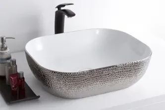 Sanigoods Star Croco platina waskom 50x14cm