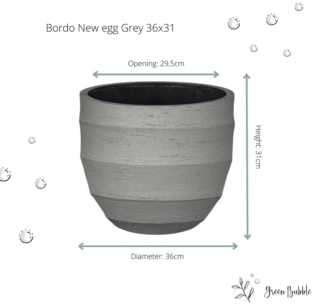 Pot Bordo New Egg Grey