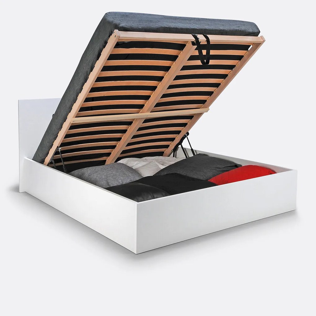 Kofferbed met ophefbare lattenbodem, Cladie