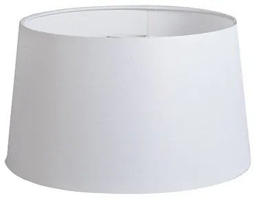 Linnen lampenkap wit rond schuin 35/30/20