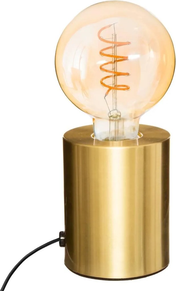 Atmosphera Voet Lamp Saba - Metaal - D9 x H10,5 cm - Goud