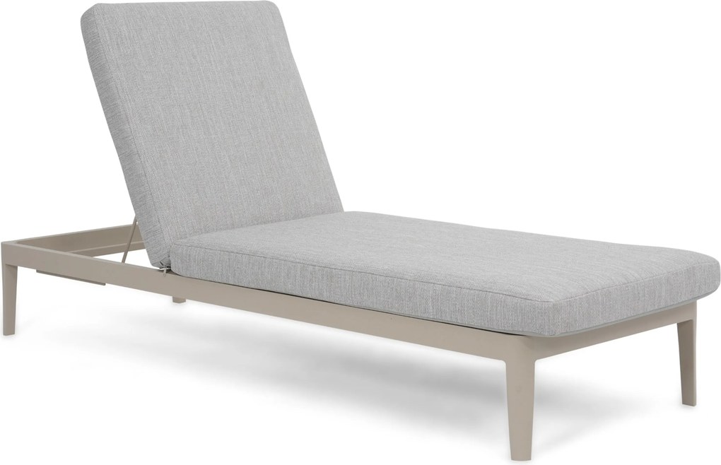 Lifestyle Garden Furniture Mateo Ligbed Met Kussen Loft/earth Aluminium Taupe