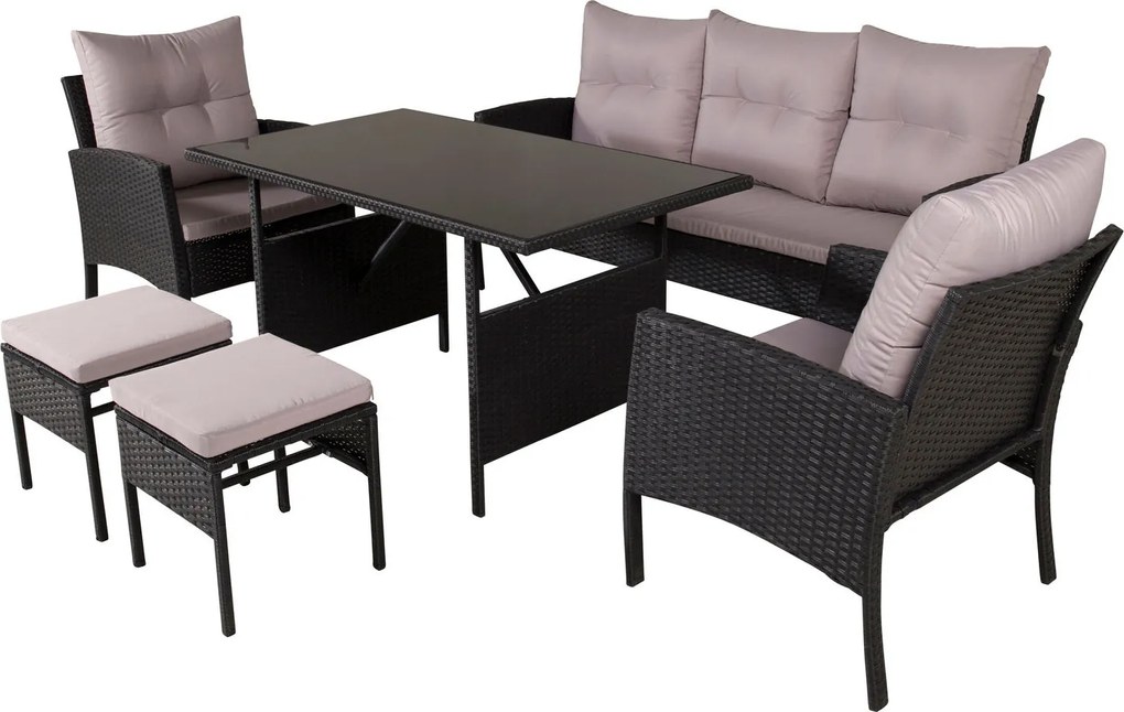 The Outsider loungeset-koen-met-tuintafel-zwart-wicker-grijze-kussens-the-outsider.html
