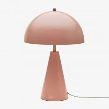 Jaliya Tafellamp Van Ijzer Roze – Kwarts - Sklum