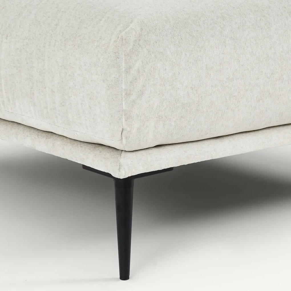 Voetensteun XL, in linnen fluweel, OSCAR