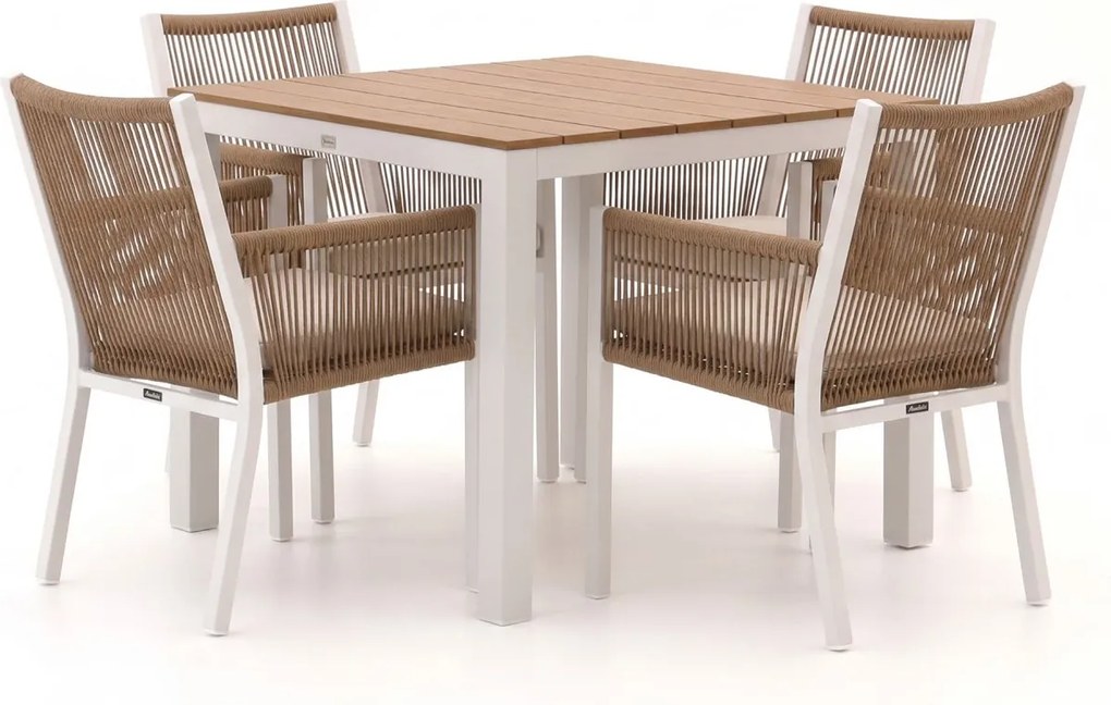+ 15% kassakorting | Diningset Manifesto  | 4 personen | Tuinset polywood | 5-delig | Kees Smit Tuinmeubelen