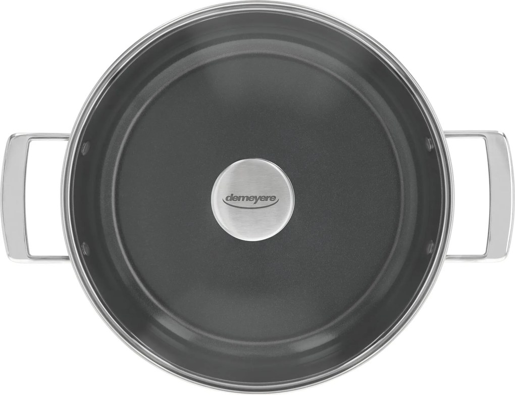 Demeyere Alu Plus 3 Ceramic Sudderpan met glazen deksel Ceraforce 28 cm - Alu Plus 3 Ceramic - Demeyere