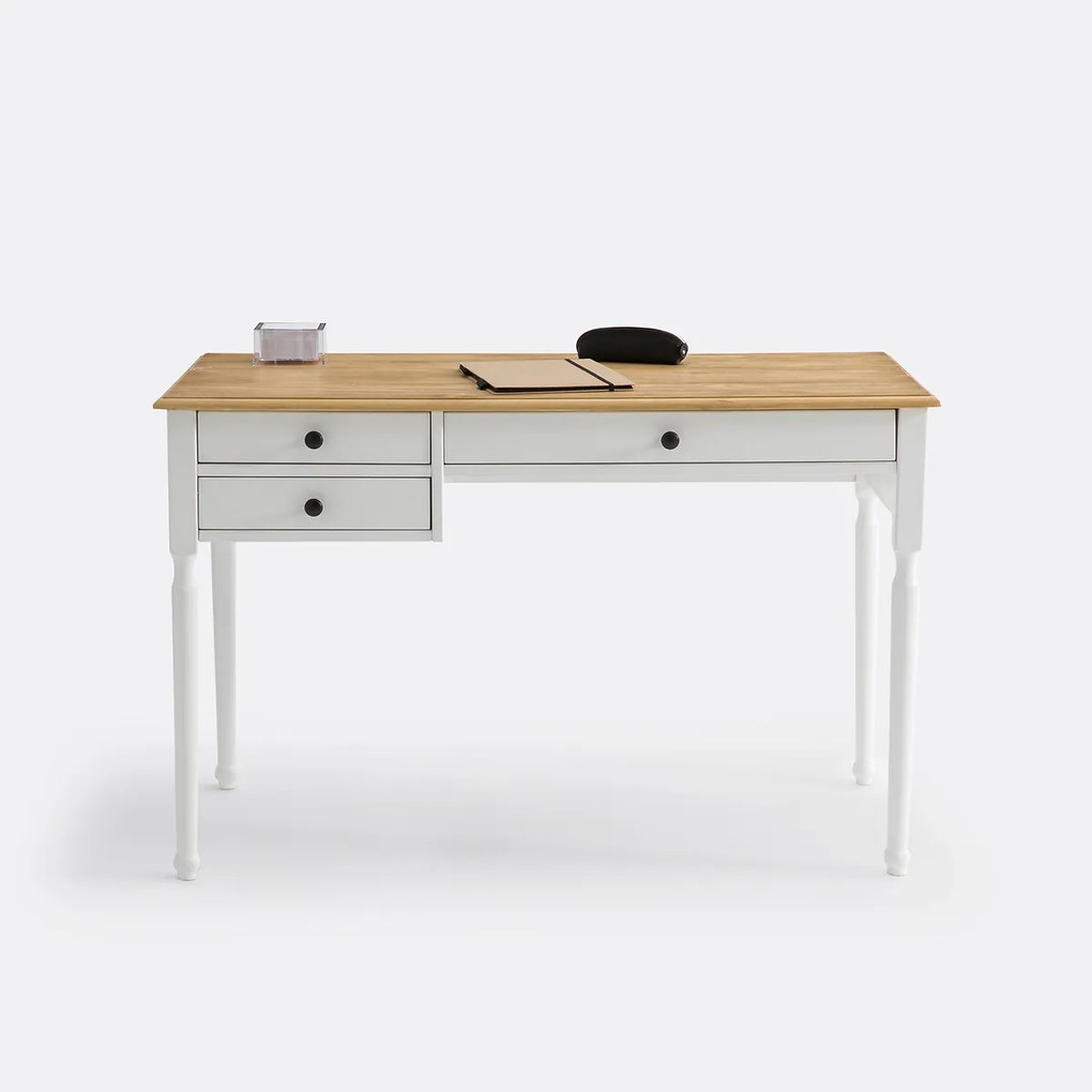 Bureau in massief dennenhout