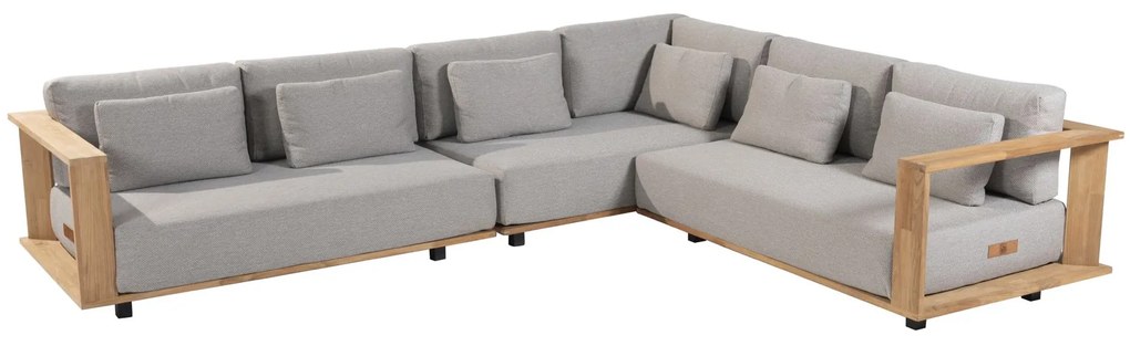 4 Seasons Outdoor Eternity hoekbank teak SALE Loungeset    weerbestendig