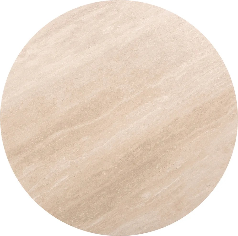 Richmond Interiors Ritz Ronde Bistrotafel Travertine - 75 X 75cm.