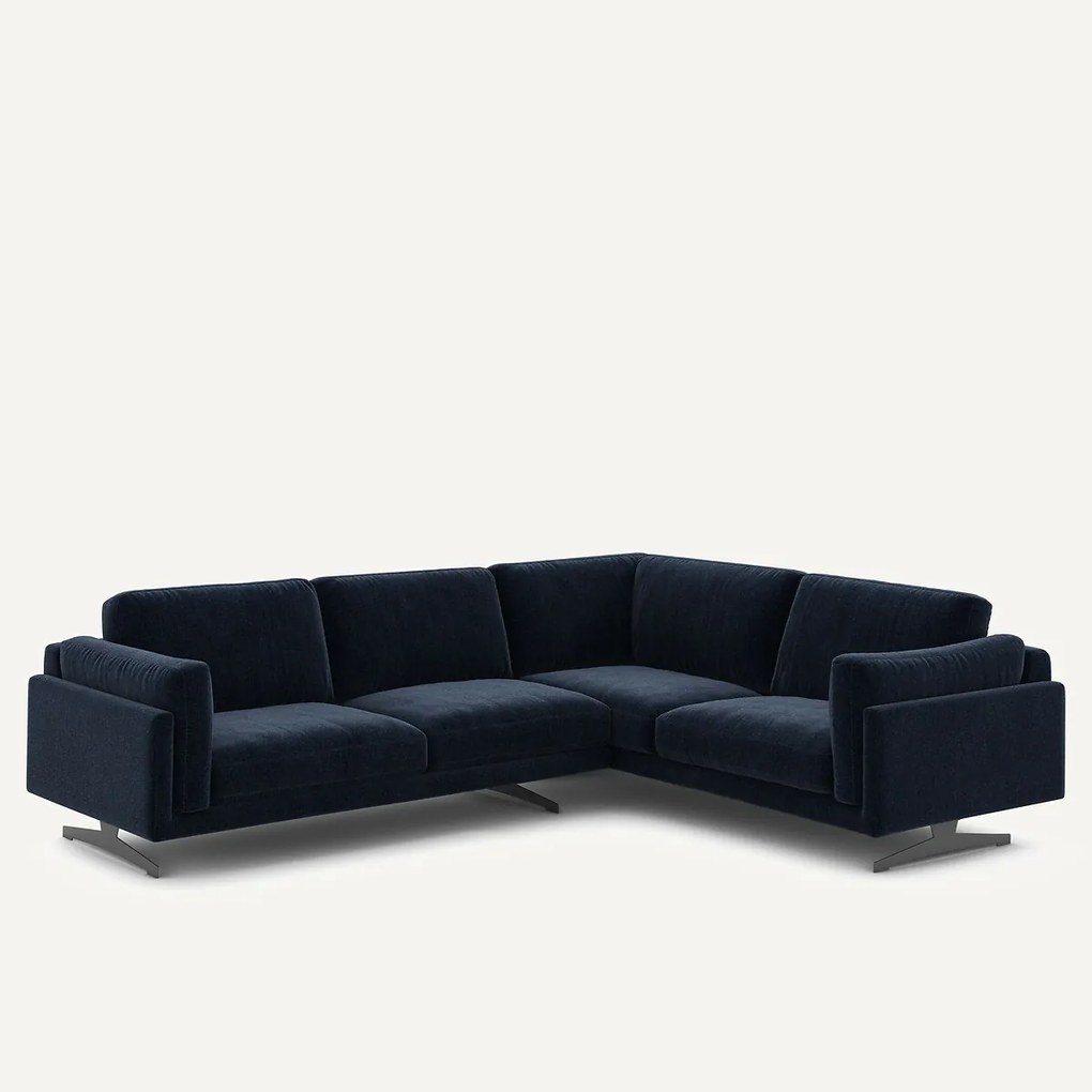 Chenille fluwelen hoekbank, César