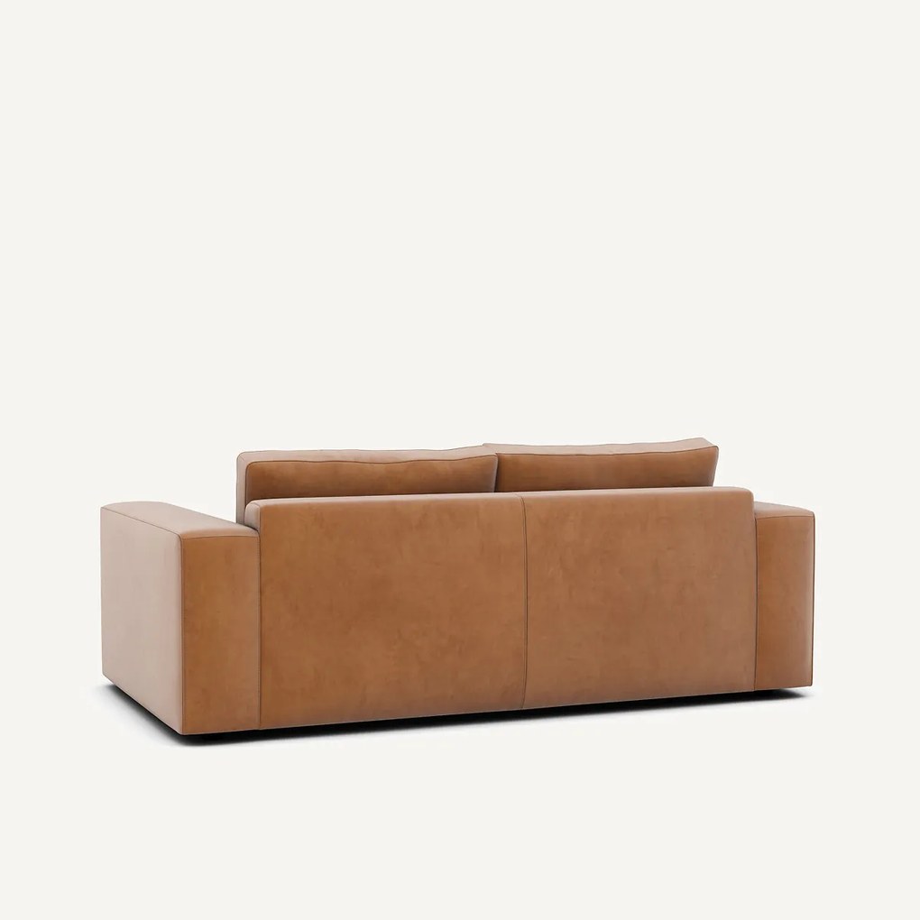 3-zits compacte bank in fluweel, Skander