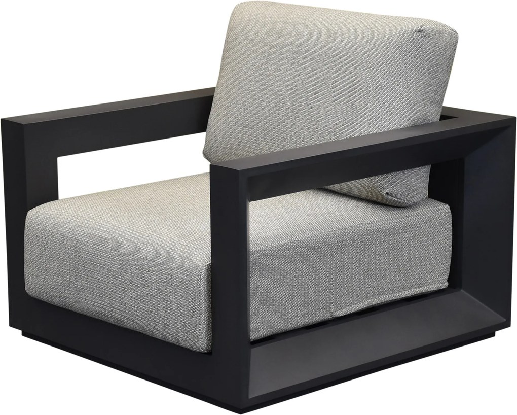 Palm Garden lounge tuinstoel aluminium antraciet