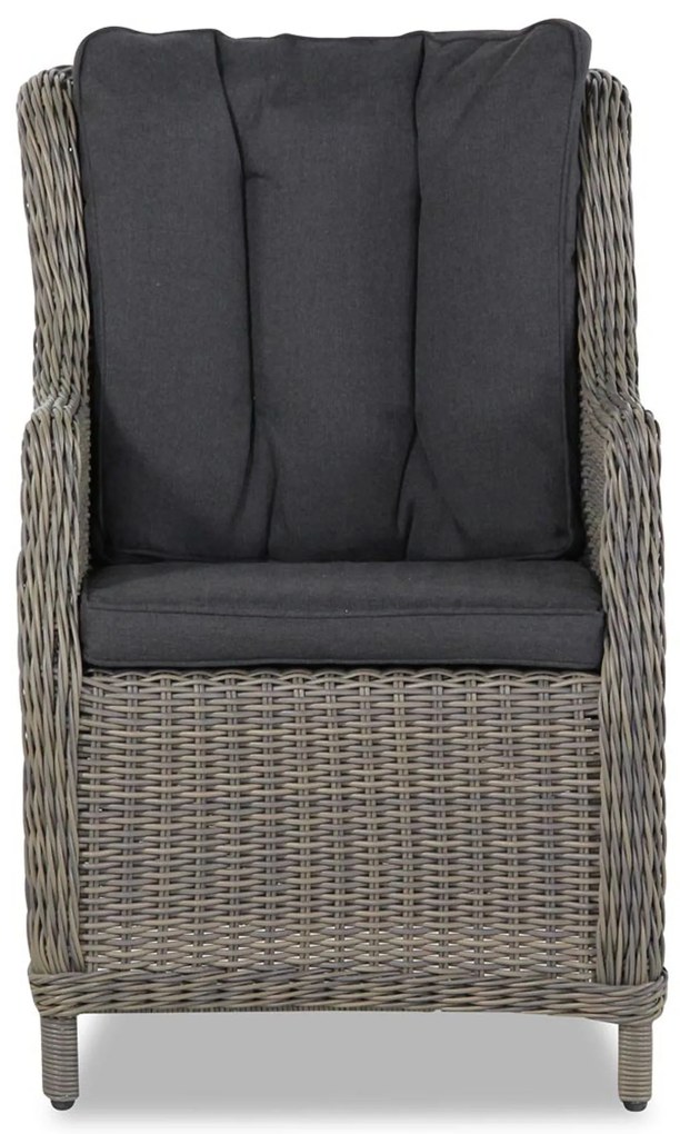 Tuinset 4 personen 180 cm Wicker Taupe Garden Collections Buckingham/Bristol