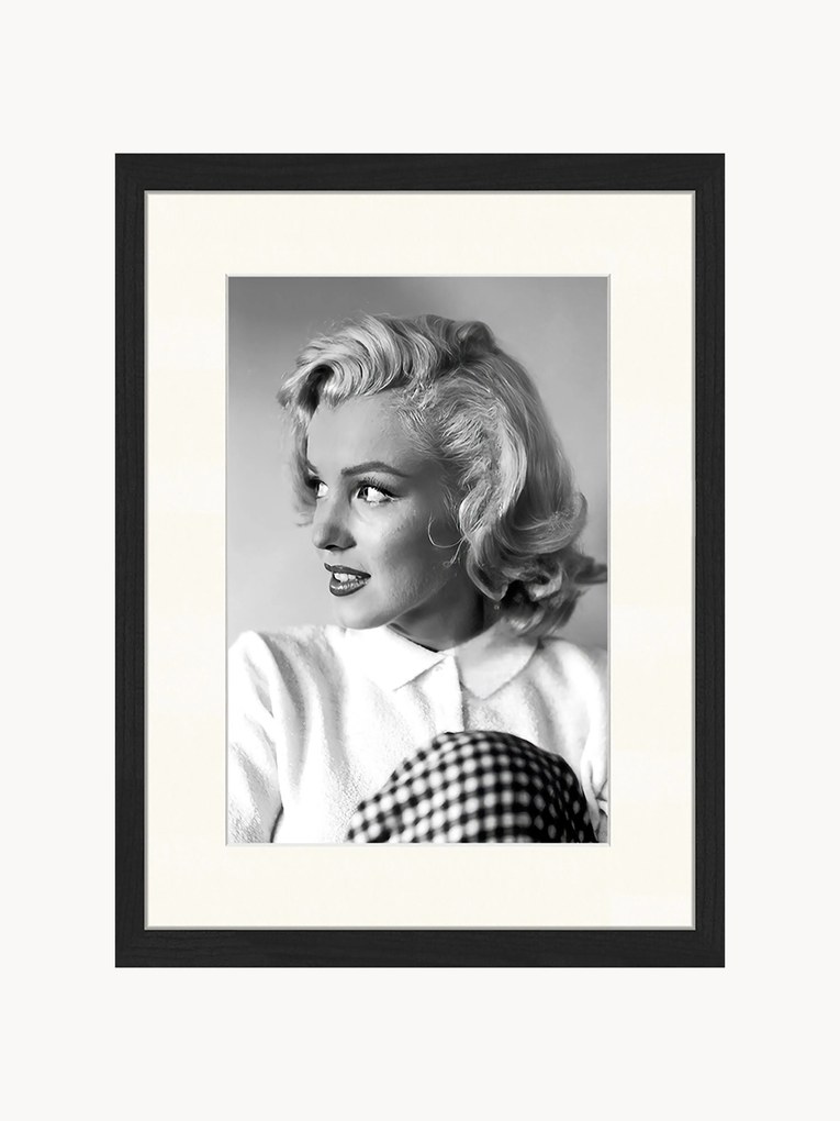 Ingelijste digitale print Marilyn Monroe