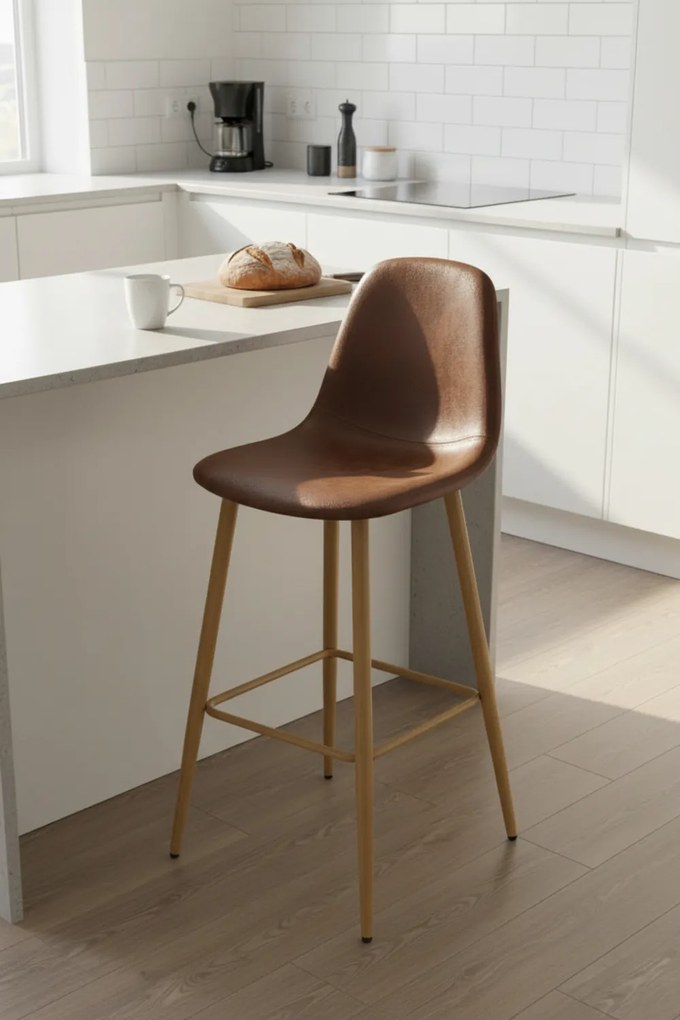 Teok Kunstlederen Kruk