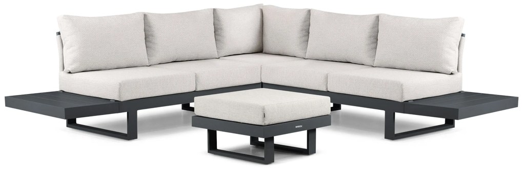 Hoek loungeset 5 personen Aluminium Grijs  Lifestyle Garden Furniture Lorenzo