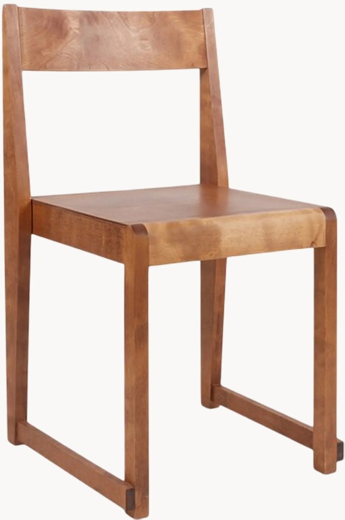 Eetkamerstoel 01 van berkenhout