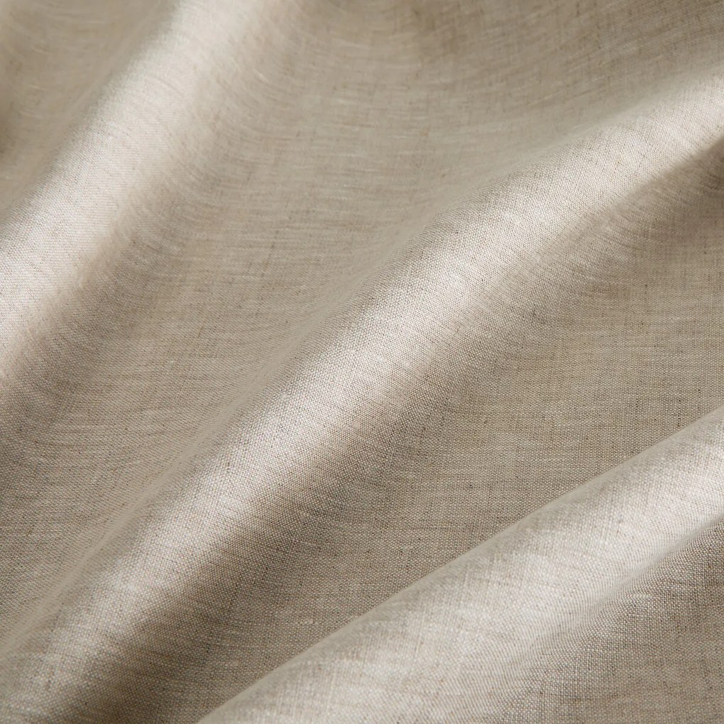 Verduisteringsgordijn van gewassen linnen, oogjes, Private