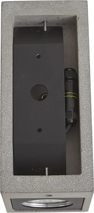 Moderne buiten wandlamp grijs 2-lichts IP44 - Pompei