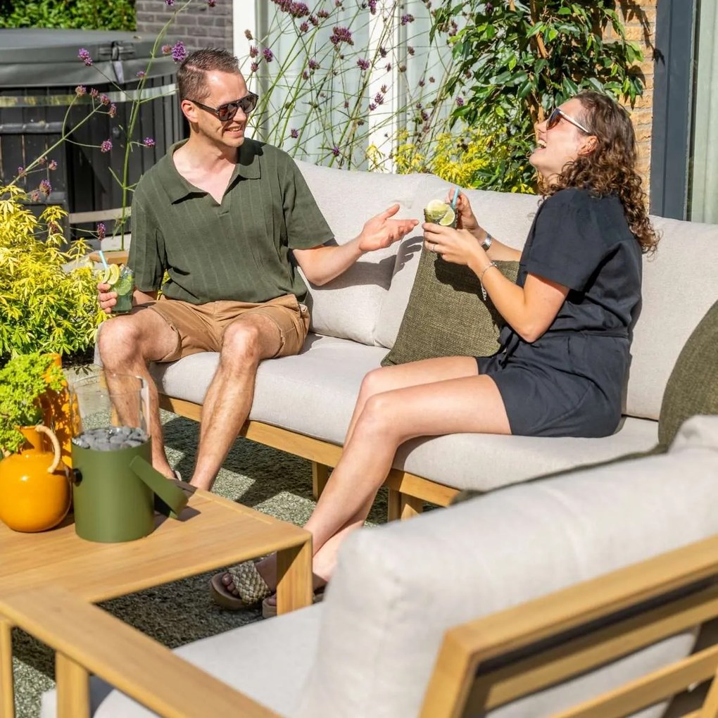 Garden Impressions Ariane loungeset 5-delig - light teak look