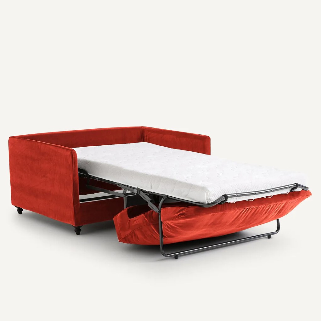 2-zits omvormbare zetel van fluweel, Lazare