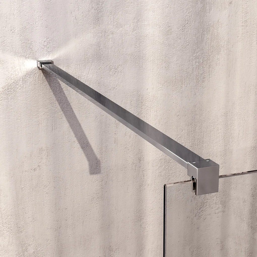 Brauer Void Carving profielloze douchecabine 90x140cm chroom