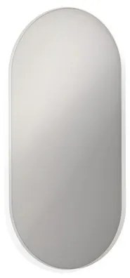 INK SP20 Spiegel - 60x4x120cm - ovaal - in stalen kader - aluminium wit mat 8408971