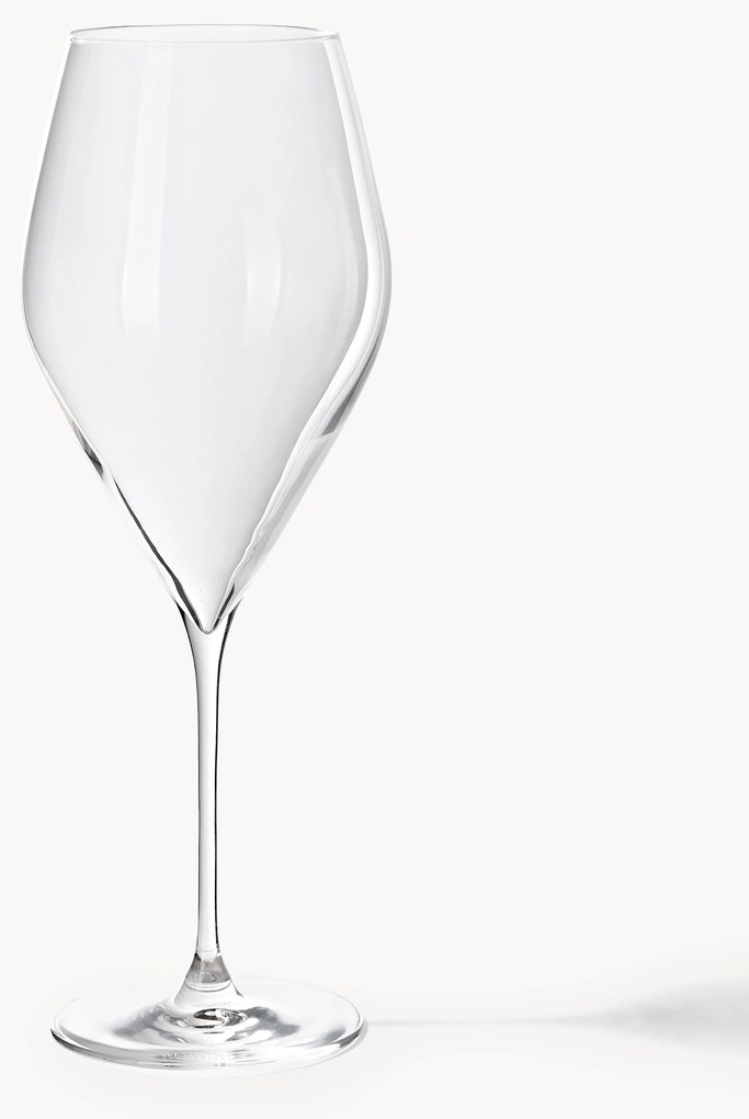 Witte wijnglazen Silvio van kristalglas, 4-delig