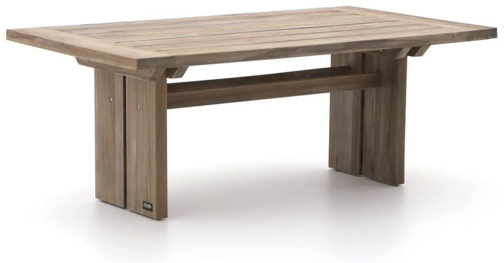Loungeset eettafel ROUGH | Rechthoekig  | Tuintafel Teakhout | 160x90cm | Kees Smit Tuinmeubelen
