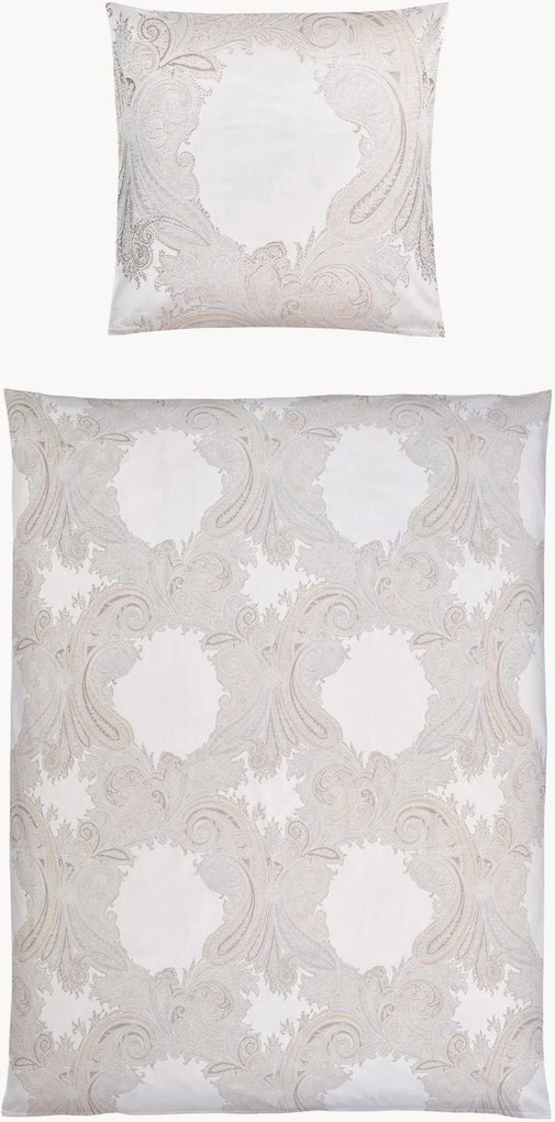 Katoenen jacquard dekbedovertrekset Grace