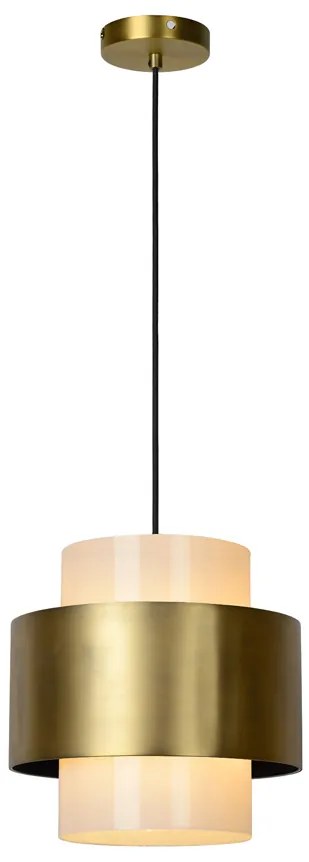 Lucide Firmin hanglamp 30cm 1x E27 goud mat