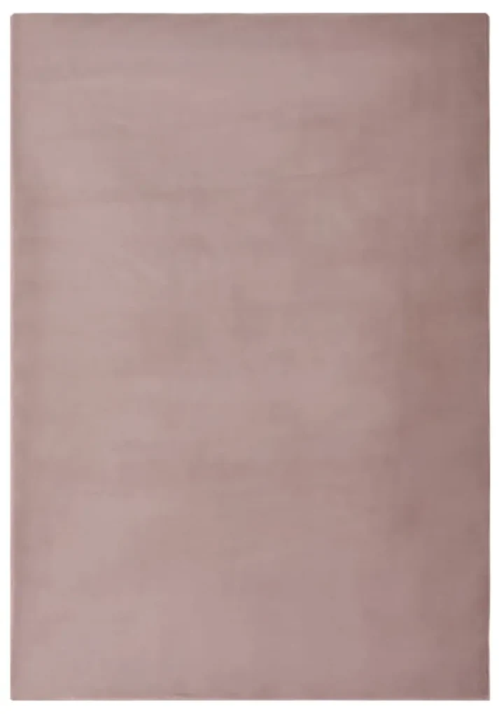 vidaXL Vloerkleed 200x300 cm kunstkonijnenbont oudroze