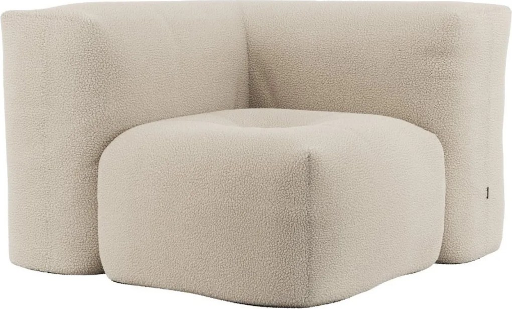Soft Zitzak Indoor Corner - Teddy Beige