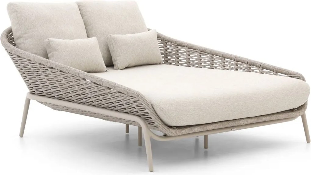 Tuinbed SUNS | Aluminium | Taupe - Naturel - Bruin | Ligstoel tuin | Strandbed | Kees Smit Tuinmeubelen