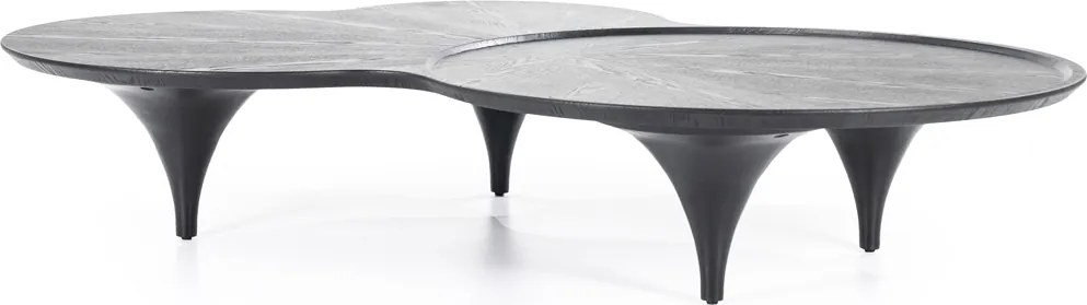 Grote Design Salontafel Zwart - 162 X 108cm.