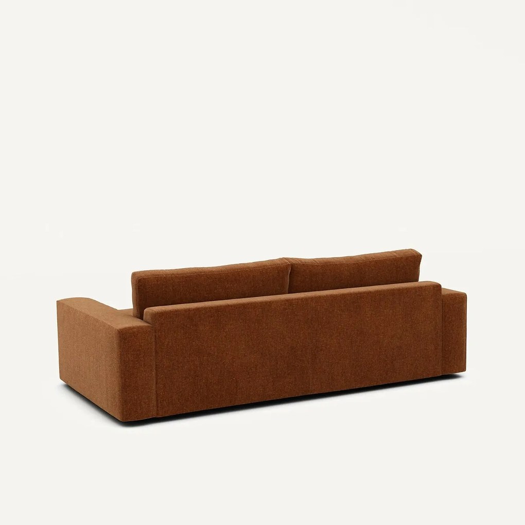 3-zits slaapbank, chenille fluweel, Skander