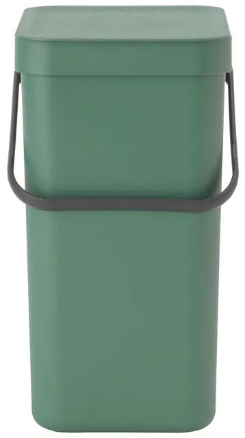 Brabantia Sort & Go Afvalemmer - 12 liter - hengsel - met beugel - fir green 129803